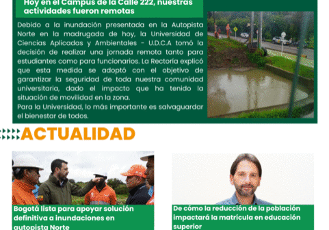 Boletín U.D.C.A 12 de marzo