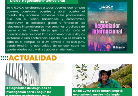 Boletín U.D.C.A 18 de marzo