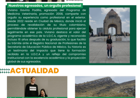 Boletín U.D.C.A 22 de abril