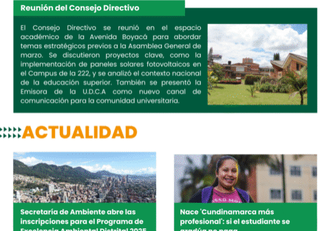 Boletín U.D.C.A 26 de febrero