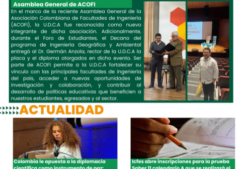 Boletín U.D.C.A 26 de marzo