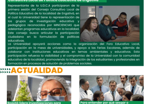 Boletín U.D.C.A 7 de abril