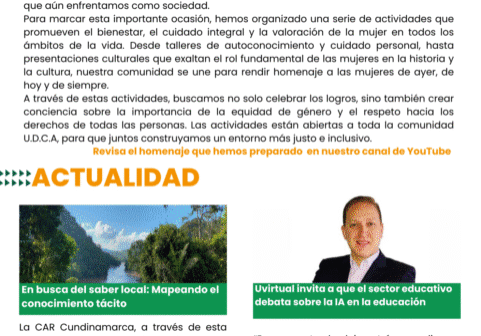 Boletín U.D.C.A 7 de marzo
